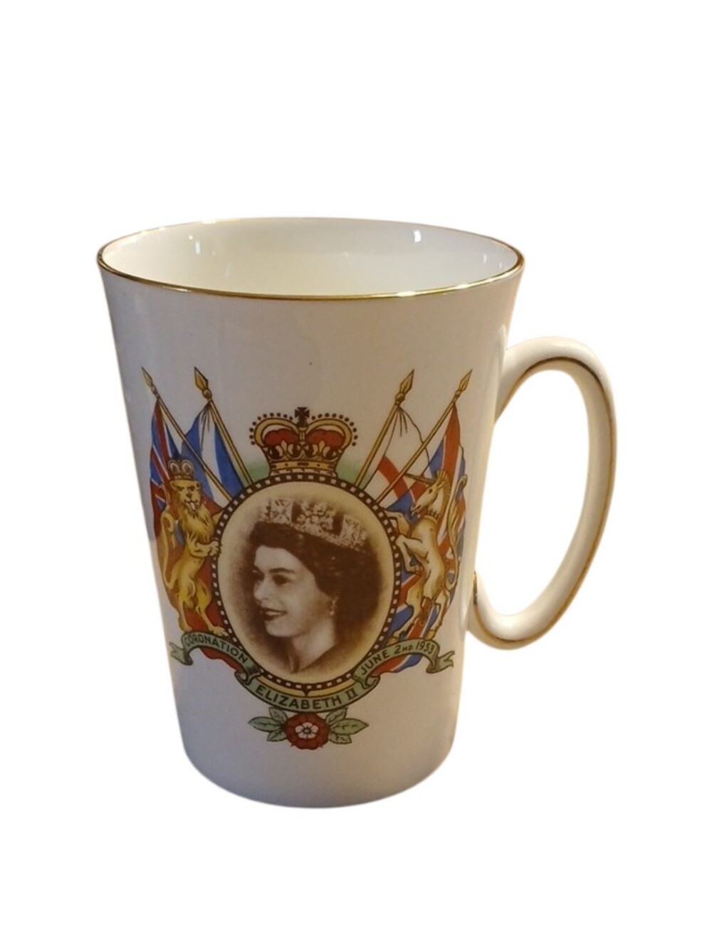 Queen Elizabeth II Collectible Coffee Cup